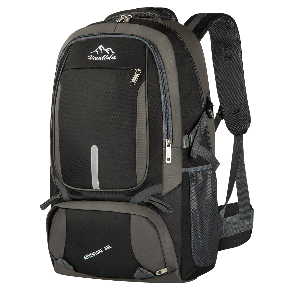 60L Hiking Backpack, Lightweight & Tear Resistant Camping Bag
