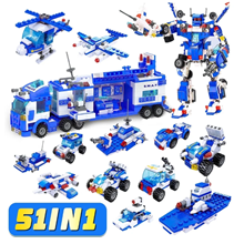 51-in-1 Robot Building Kit 700PCS for Kids STEM Building Toys