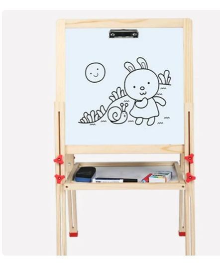 Kids Easel for Art Easel Kids Easels for Toddlers,Kid Easel - Adjustable Magnetic Double Sided