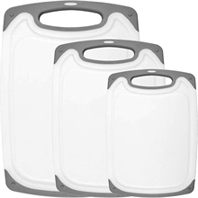 Plastic Cutting Boards for Kitchen-Gray