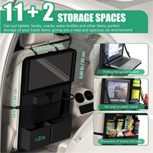 Car Organizer, Kick Mats Back Seat Protector with Touch Screen Tablet Holder