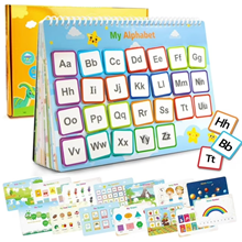Busy Book for Kids, Montessori Autism Sensory Educational Toys, 15 Pages