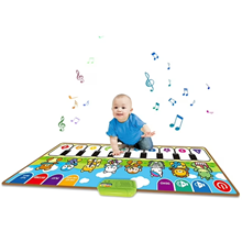 Piano Mat for Toddlers, Musical Keyboard Floor Playmat for Electronic Music Touch Play Blanket